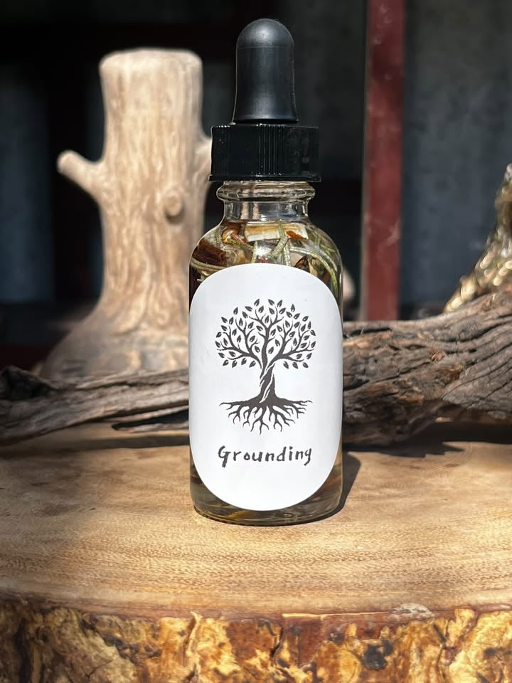 Grounding oil