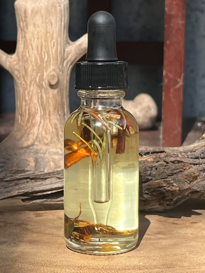 Grounding oil
